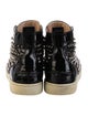 Christian Louboutin Spike Accents Leather Sneakers