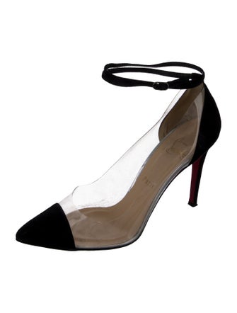 Christian Louboutin Suede D'Orsay Pumps