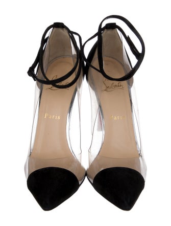 Christian Louboutin Suede D'Orsay Pumps