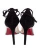 Christian Louboutin Suede D'Orsay Pumps