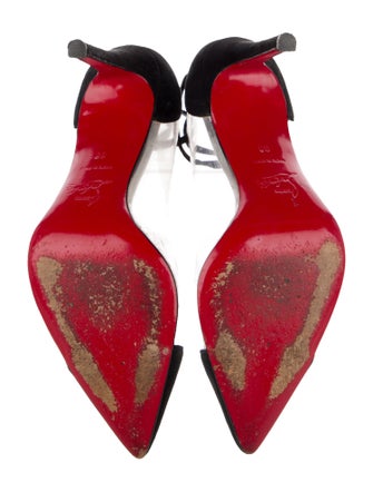 Christian Louboutin Suede D'Orsay Pumps