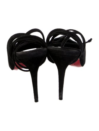 Christian Louboutin Suede Slingback Pumps