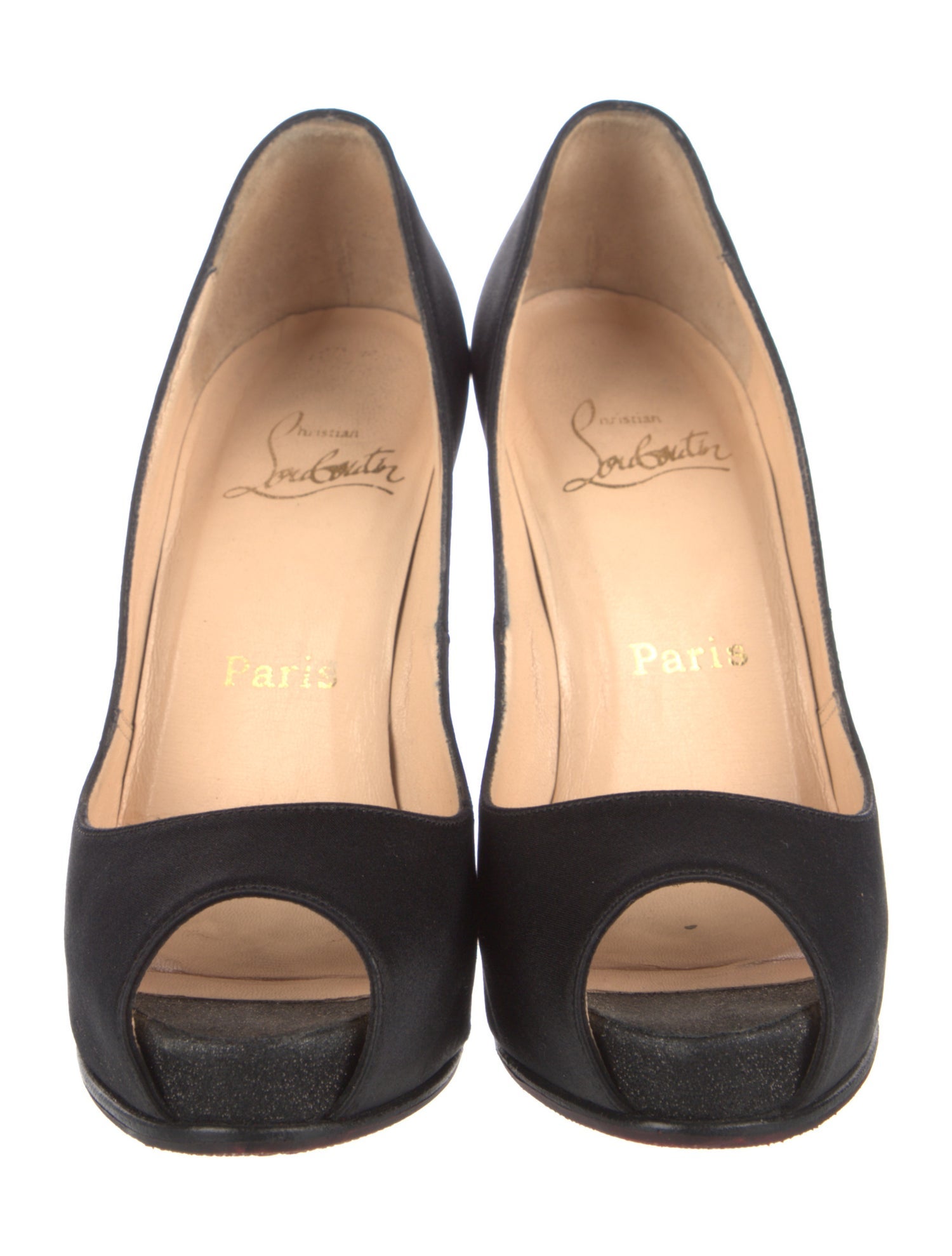 Christian Louboutin Satin Pumps