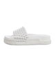 Christian Louboutin Spike Accents Rubber Slides