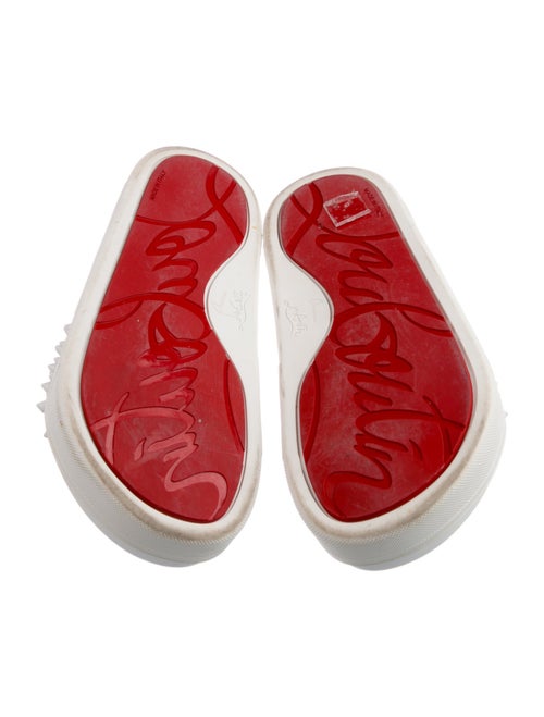 Christian Louboutin Spike Accents Rubber Slides