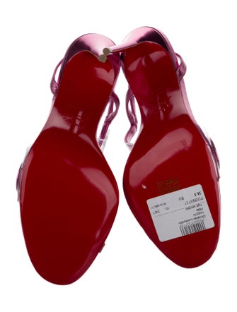 Christian Louboutin Leather Slingback Sandals