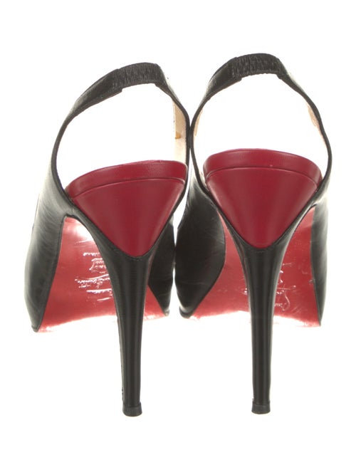 Christian Louboutin Leather Slingback Pumps