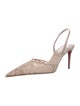 Christian Louboutin Lace Slingback Pumps