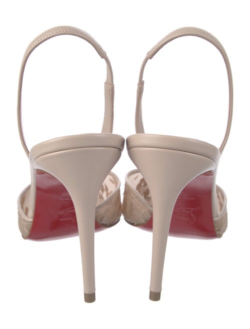 Christian Louboutin Lace Slingback Pumps
