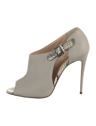 Christian Louboutin Leather Patterned Boots