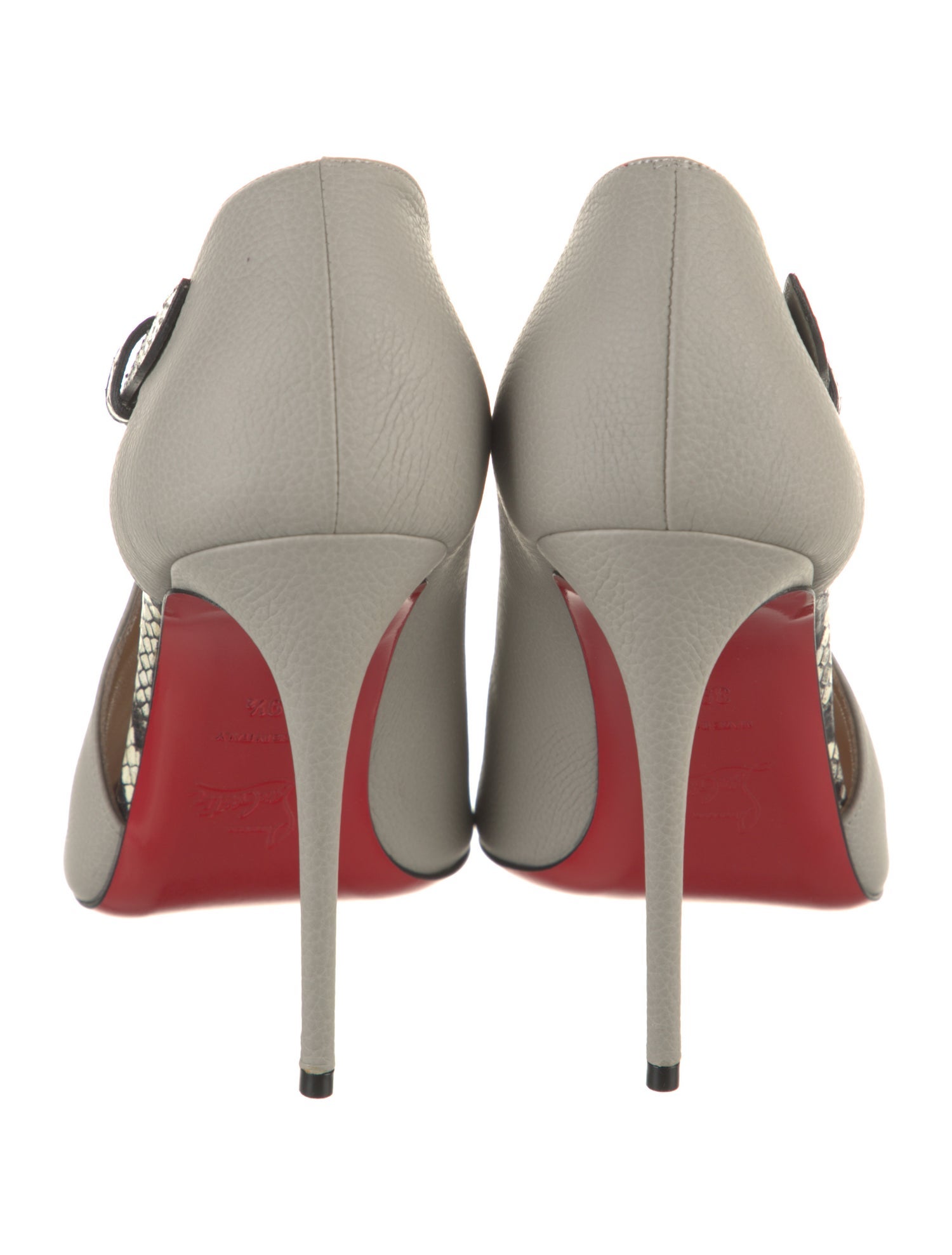 Christian Louboutin Leather Patterned Boots