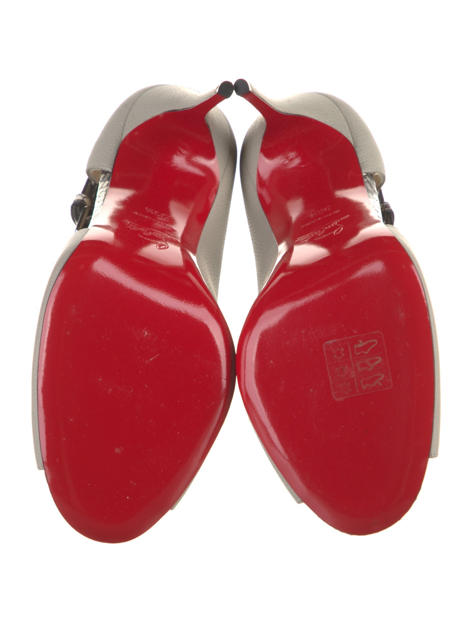 Christian Louboutin Leather Patterned Boots