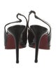 Christian Louboutin Patent Leather Slingback Pumps