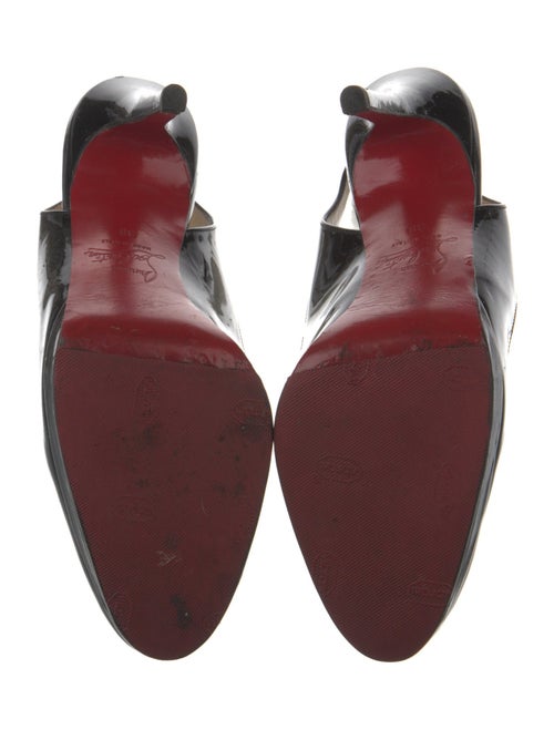 Christian Louboutin Patent Leather Slingback Pumps