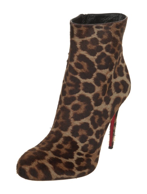 Christian Louboutin Ponyhair Animal Print Boots