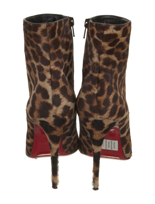 Christian Louboutin Ponyhair Animal Print Boots