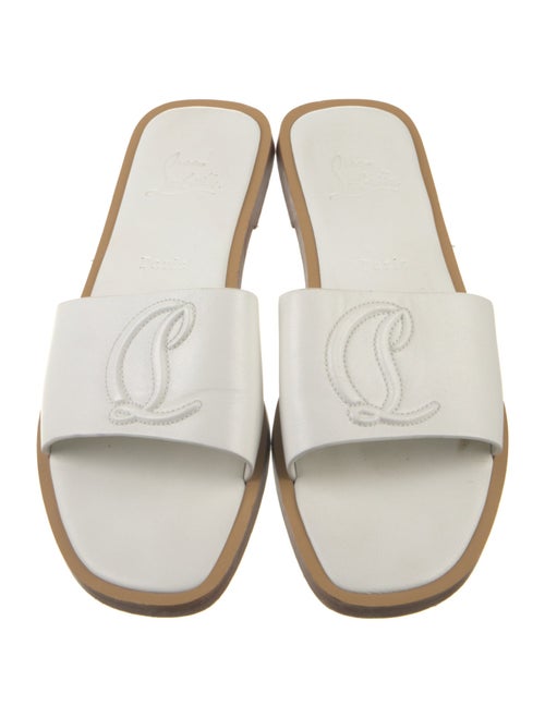 Christian Louboutin Leather Slides