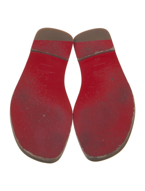 Christian Louboutin Leather Slides