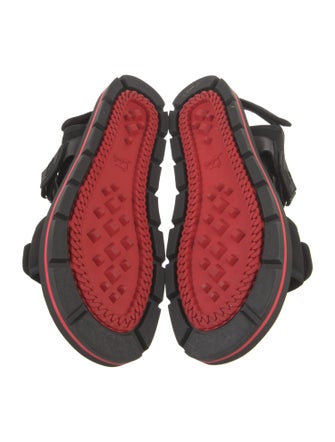 Christian Louboutin Spike Accents Neoprene Sandals