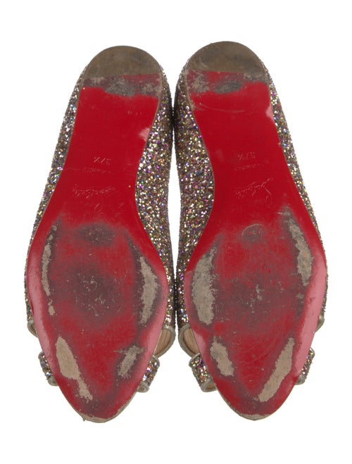 Christian Louboutin Glitter Flats