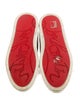 Christian Louboutin Leather Glitter Accents Sneakers