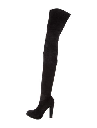 Christian Louboutin Suede Sock Boots