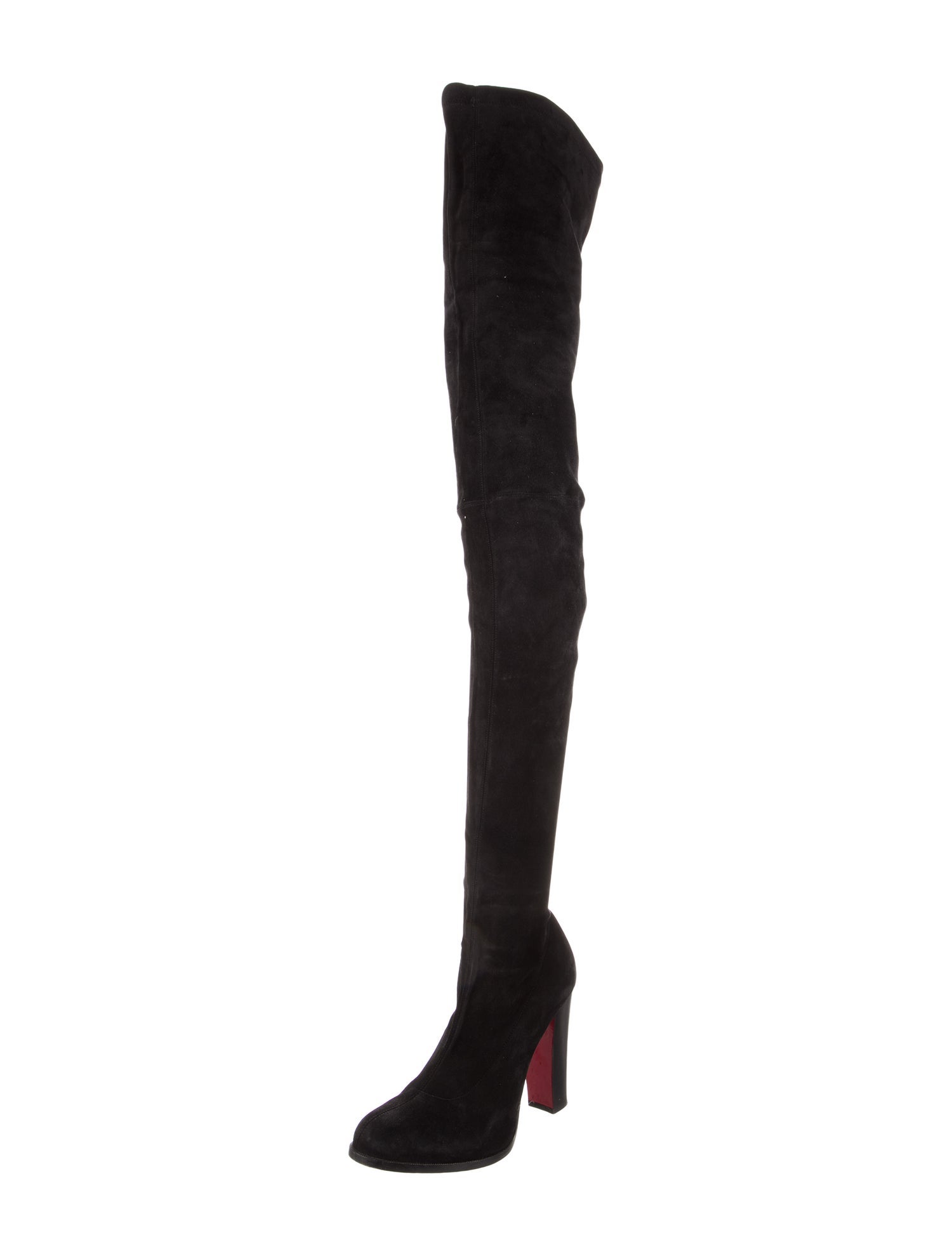 Christian Louboutin Suede Sock Boots