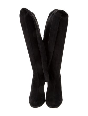 Christian Louboutin Suede Sock Boots
