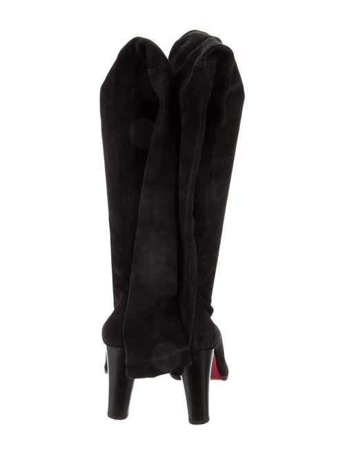 Christian Louboutin Suede Sock Boots