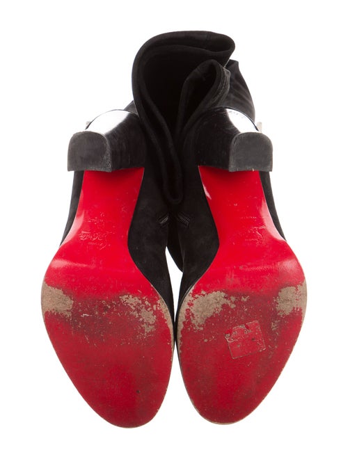 Christian Louboutin Suede Sock Boots
