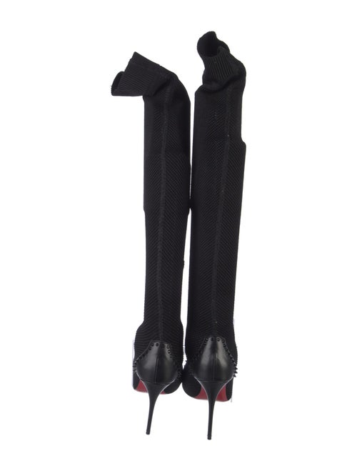 Christian Louboutin Spike Accents Studded Accents Sock Boots