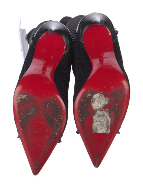Christian Louboutin Spike Accents Studded Accents Sock Boots