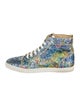 Christian Louboutin Glitter Printed Sneakers