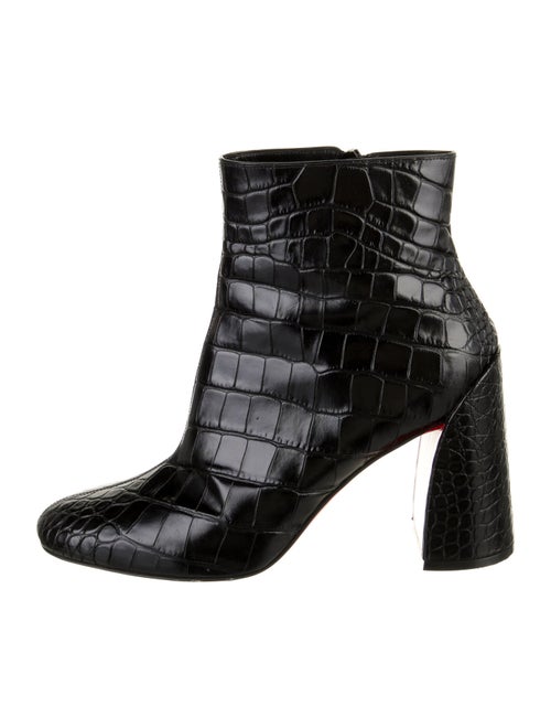 Christian Louboutin Embossed Leather Boots