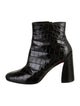Christian Louboutin Embossed Leather Boots