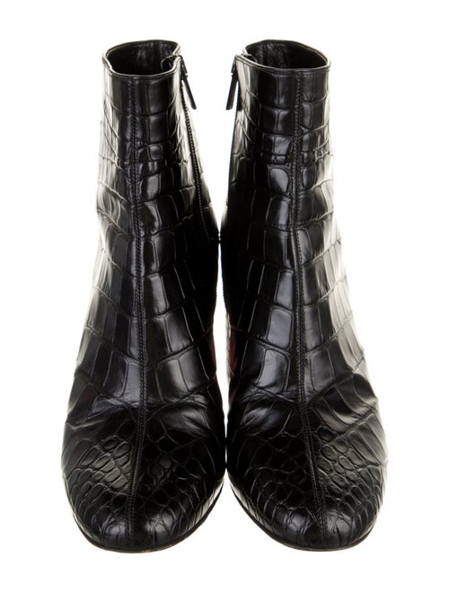 Christian Louboutin Embossed Leather Boots