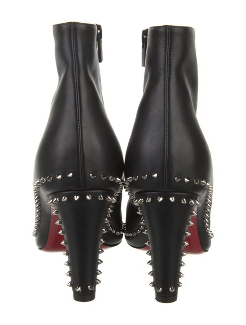 Christian Louboutin Spike Accents Leather Boots