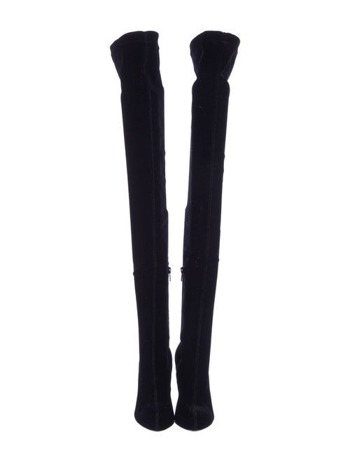Christian Louboutin Velvet Sock Boots