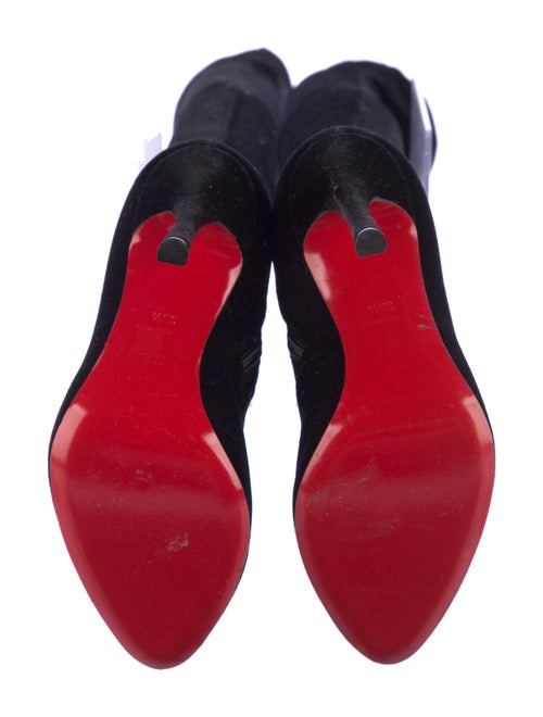 Christian Louboutin Velvet Sock Boots