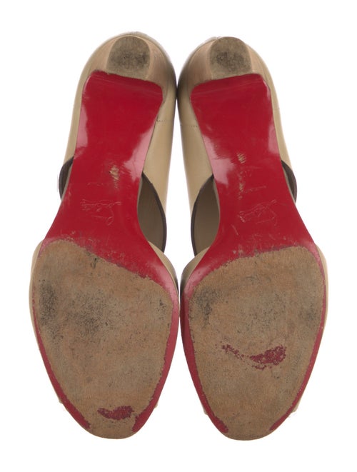 Christian Louboutin Leather Slingback Sandals