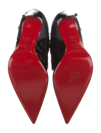 Christian Louboutin Satin Crystal Embellishments Sock Boots