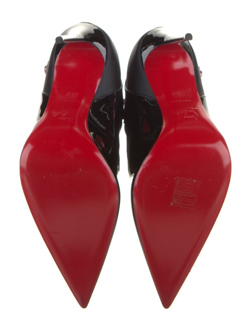 Christian Louboutin Satin Crystal Embellishments Sock Boots