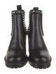Christian Louboutin Leather Studded Accents Chelsea Boots