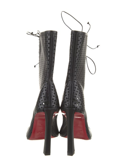 Christian Louboutin Leather Lace-Up Boots