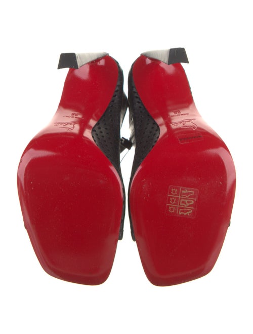 Christian Louboutin Leather Lace-Up Boots