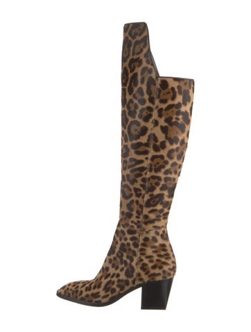Christian Louboutin Boots Calf Hair Animal Print 6