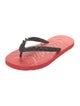 Christian Louboutin Rubber Studded Accents Flip Flops