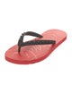 Christian Louboutin Rubber Studded Accents Flip Flops