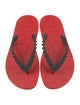 Christian Louboutin Rubber Studded Accents Flip Flops