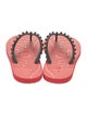 Christian Louboutin Rubber Studded Accents Flip Flops